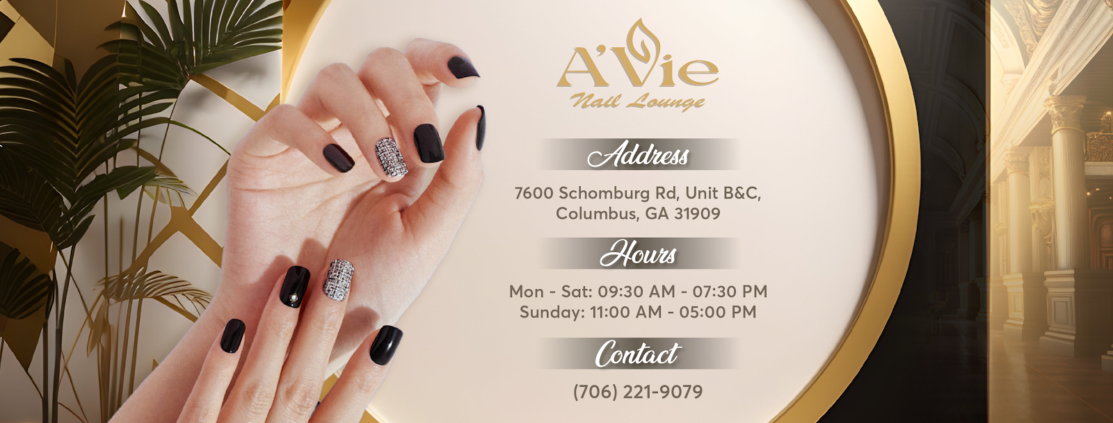 A'Vie Nail Lounge logo